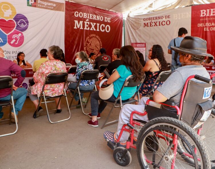 Cerca de 1.5 millones de personas con discapacidad son derechohabientes de la Pensión para el Bienestar