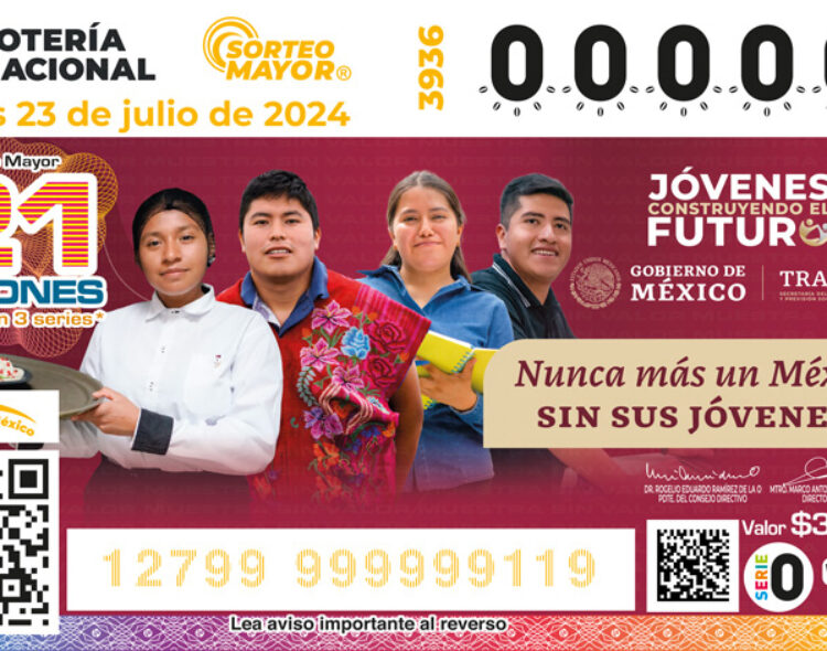 Jóvenes Construyendo el Futuro celebra su quinto aniversario con billete de lotería