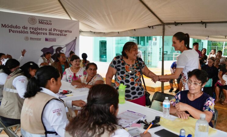 Suman más de 766 mil mujeres registradas para nueva pensión y 869 mil para Salud Casa por Casa