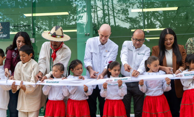 Inauguran sucursal del Banco del Bienestar en San Bernardino de Milpillas Chico, Pueblo Nuevo